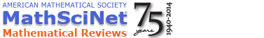 MathSciNet-American Mathematical Society